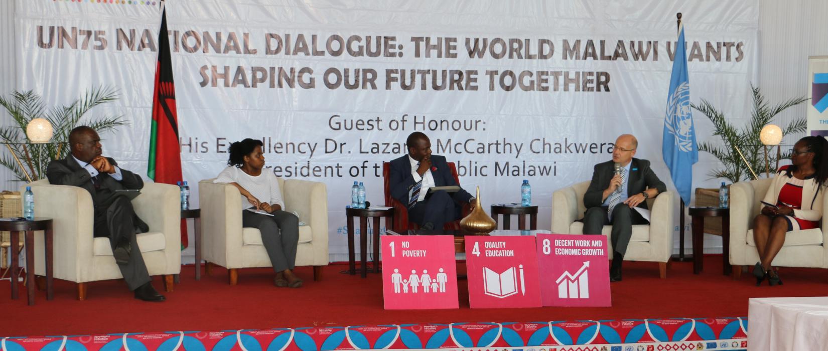 Panel for dialogue session on Poverty and Inequality