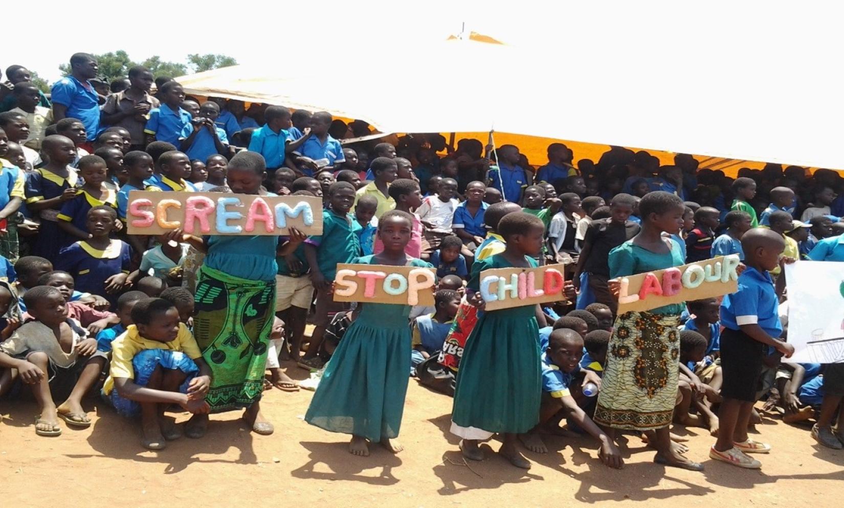 Child labour open day event at Mchemani Primary School in Lilongwe, Malawi (2017)