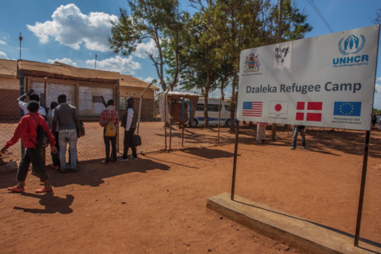 UNHCR office at Dzaleka Refugee Camp
