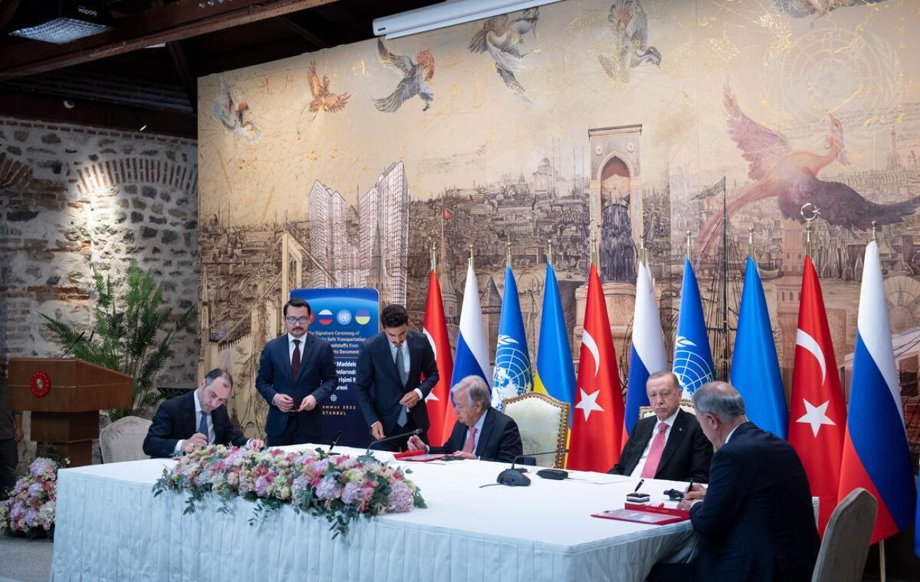 agreement on the safe transportation of grain and foodstuffs
