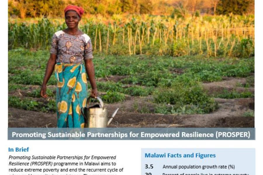 Fact Sheet: Promoting Sustainable Partnerships For Empowered Resilience ...