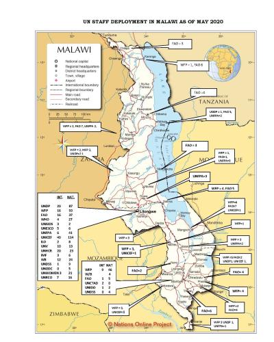 UN Staff Map
