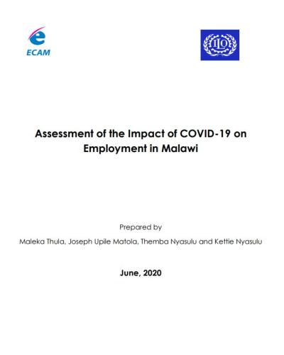 Assessment of the Impat of Covid-19 on the Labour Market in Malawi_ECAM Final Report